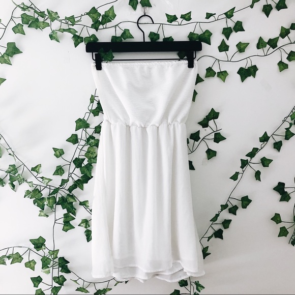 ASOS Dresses & Skirts - ASOS White Strapless Mini Dress